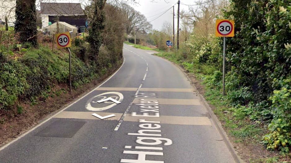 'Should huge lorries be using rebuilt road to Exeter as a rat run